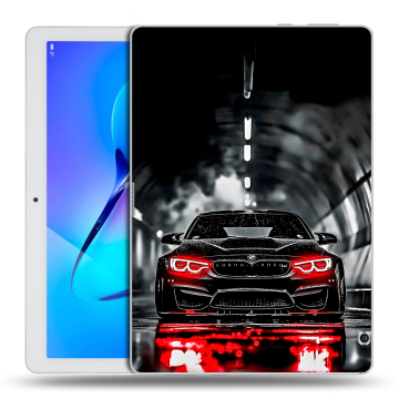 Силиконовый чехол на Huawei MediaPad T3 10 с принтом BMW БМВ