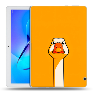 Силиконовый чехол на Huawei MediaPad T3 10 с принтом Смешная утка