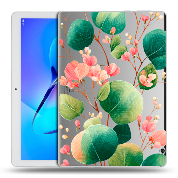 Силиконовый чехол на Huawei MediaPad T3 10 с принтом женский