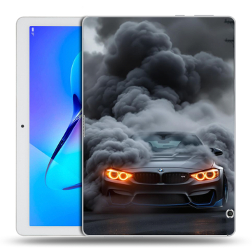 Силиконовый чехол на Huawei MediaPad T3 10 с принтом BMW БМВ