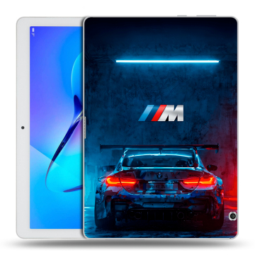 Силиконовый чехол на Huawei MediaPad T3 10 с принтом BMW БМВ Силиконовый чехол на Huawei MediaPad T3 10 с принтом BMW БМВ