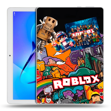 Силиконовый чехол на Huawei MediaPad T3 10 с принтом Roblox Роблокс Силиконовый чехол на Huawei MediaPad T3 10 с принтом Roblox Роблокс