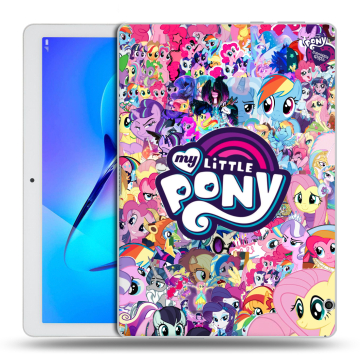 Силиконовый чехол на Huawei MediaPad T3 10 с принтом My little pony Дружба чудо Силиконовый чехол на Huawei MediaPad T3 10 с принтом My little pony Дружба чудо