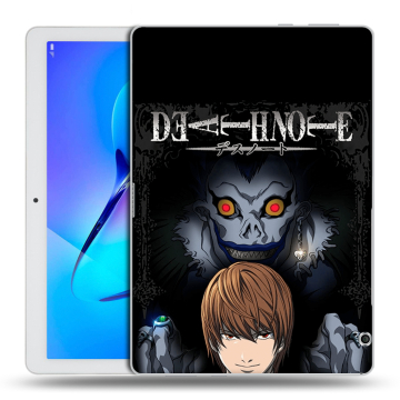 Силиконовый чехол на Huawei MediaPad T3 10 с принтом Death note Тетрадь смерти