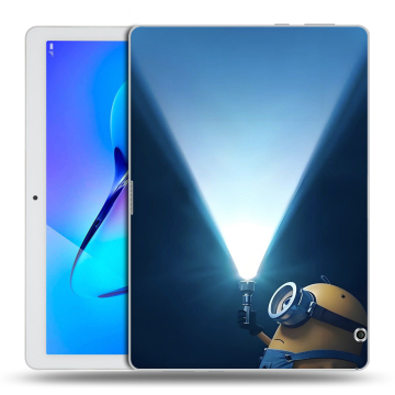 Силиконовый чехол на Huawei MediaPad T3 10 с принтом Миньоны Силиконовый чехол на Huawei MediaPad T3 10 с принтом Миньоны