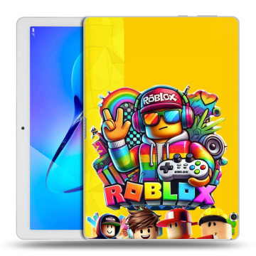 Силиконовый чехол на Huawei MediaPad T3 10 с принтом Roblox Роблокс Силиконовый чехол на Huawei MediaPad T3 10 с принтом Roblox Роблокс