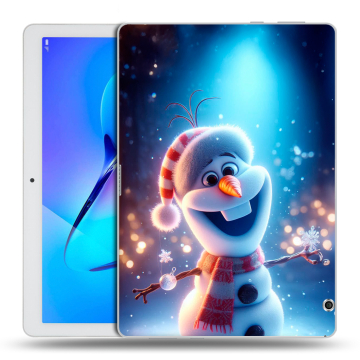 Силиконовый чехол на Huawei MediaPad T3 10 с принтом Новый год
