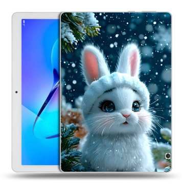 Силиконовый чехол на Huawei MediaPad T3 10 с принтом Новый год
