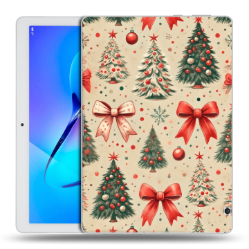 Силиконовый чехол на Huawei MediaPad T3 10 с принтом Новый год
