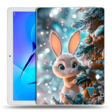 Силиконовый чехол на Huawei MediaPad T3 10 с принтом Новый год