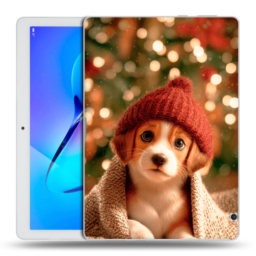 Силиконовый чехол на Huawei MediaPad T3 10 с принтом Новый год