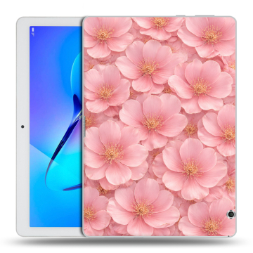 Силиконовый чехол на Huawei MediaPad T3 10 с принтом женский