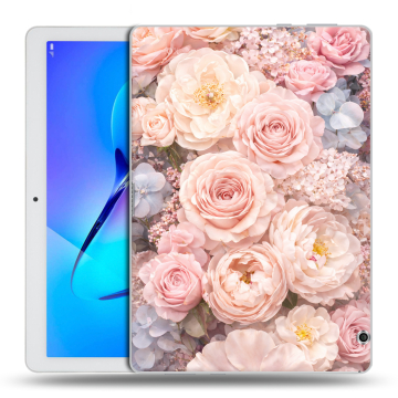 Силиконовый чехол на Huawei MediaPad T3 10 с принтом женский Силиконовый чехол на Huawei MediaPad T3 10 с принтом женский