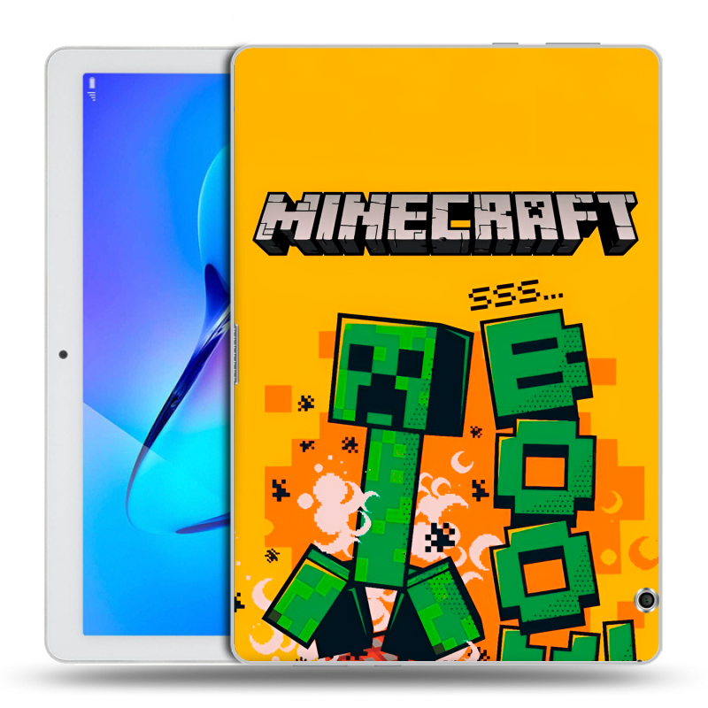 Силиконовый чехол на Huawei MediaPad T3 10 с принтом Майнкрафт Minecraft Силиконовый чехол на Huawei MediaPad T3 10 с принтом Майнкрафт Minecraft