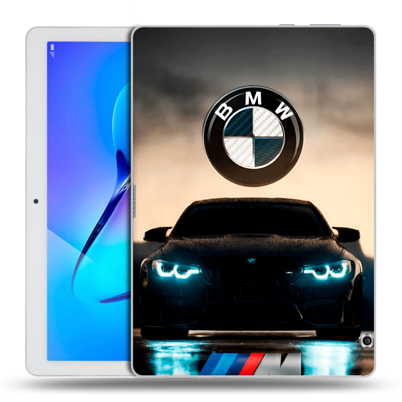 Силиконовый чехол на Huawei MediaPad T3 10 с принтом БМВ BMW Силиконовый чехол на Huawei MediaPad T3 10 с принтом БМВ BMW