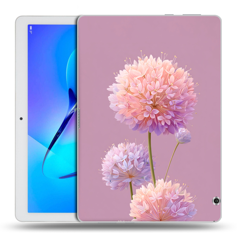 Силиконовый чехол на Huawei MediaPad T3 10 с принтом Цветы Силиконовый чехол на Huawei MediaPad T3 10 с принтом Цветы
