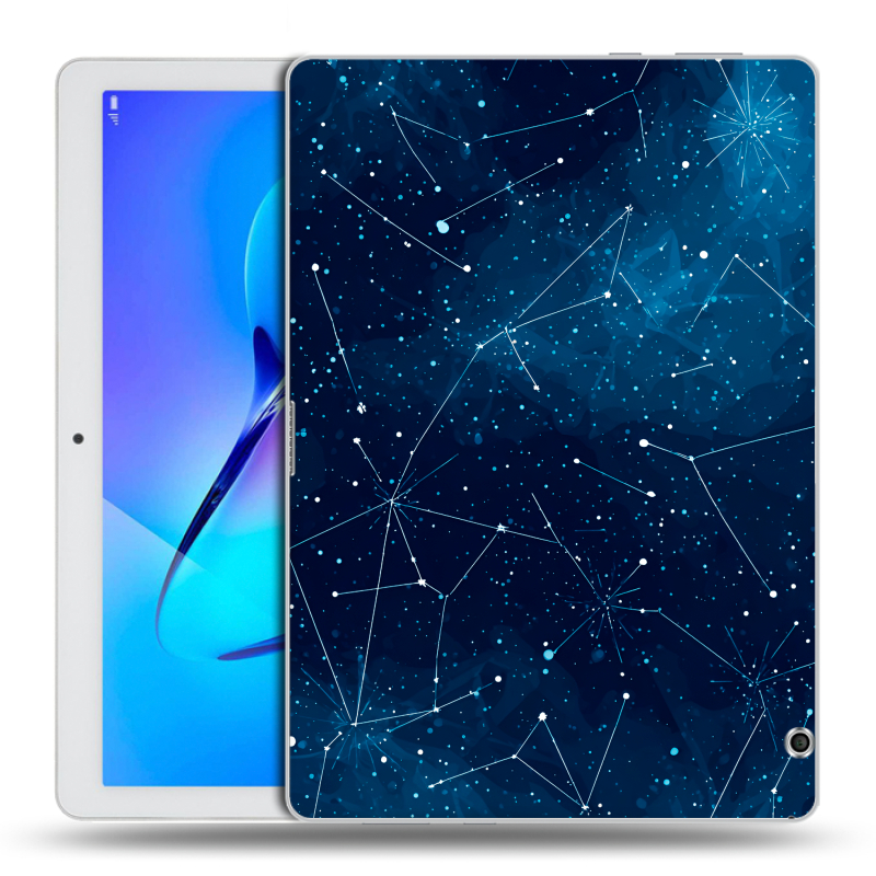 Силиконовый чехол на Huawei MediaPad T3 10 с принтом Космос звезды Силиконовый чехол на Huawei MediaPad T3 10 с принтом Космос звезды