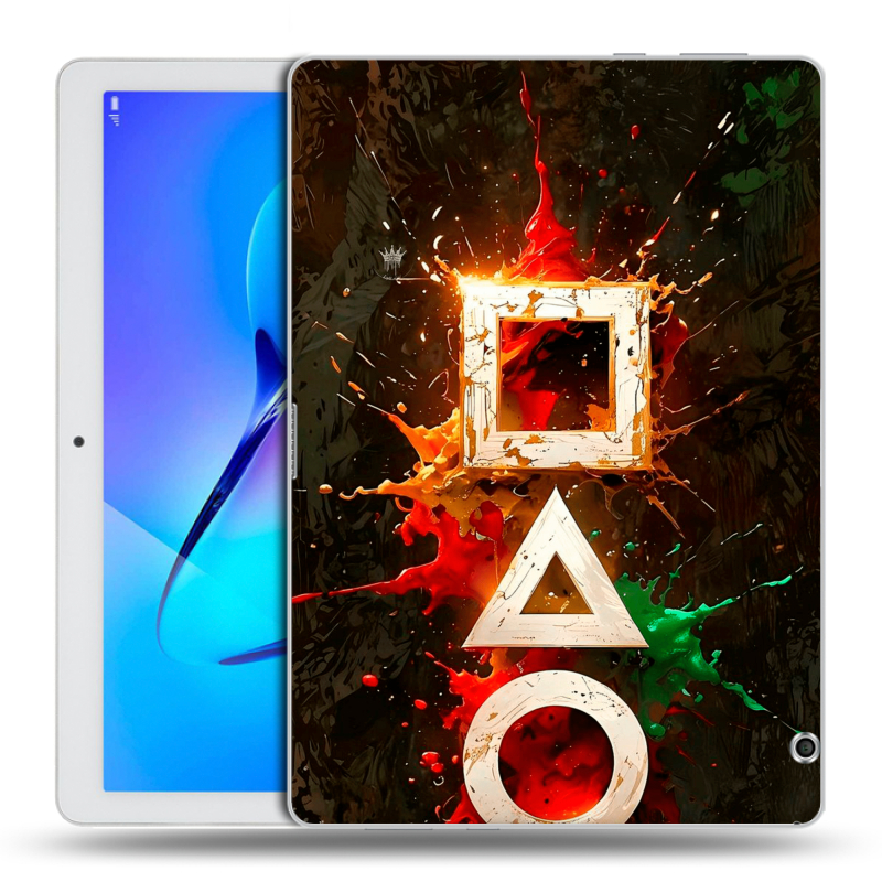 Силиконовый чехол на Huawei MediaPad T3 10 с принтом Squid Game Игра кальмара Силиконовый чехол на Huawei MediaPad T3 10 с принтом Squid Game Игра кальмара