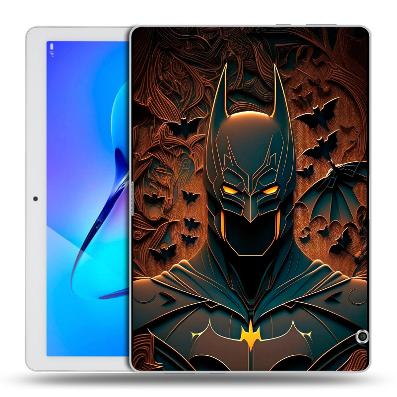 Силиконовый чехол на Huawei MediaPad T3 10 с принтом Batman Бэтмен Силиконовый чехол на Huawei MediaPad T3 10 с принтом Batman Бэтмен
