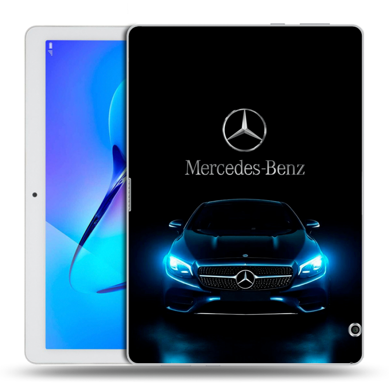 Силиконовый чехол на Huawei MediaPad T3 10 с принтом Mercedes Мерседес Силиконовый чехол на Huawei MediaPad T3 10 с принтом Mercedes Мерседес