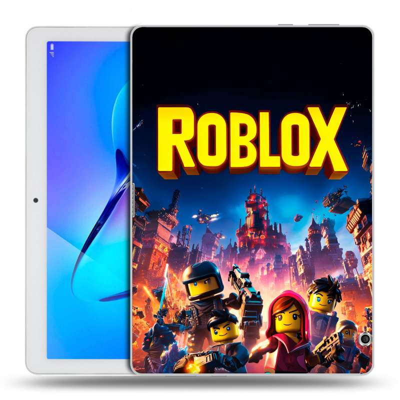 Силиконовый чехол на Huawei MediaPad T3 10 с принтом Roblox Роблокс Силиконовый чехол на Huawei MediaPad T3 10 с принтом Roblox Роблокс