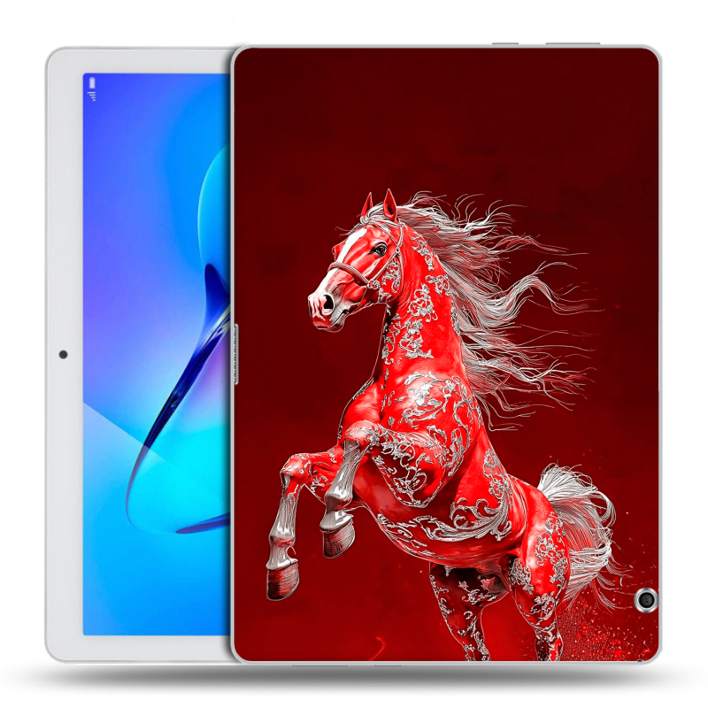 Силиконовый чехол на Huawei MediaPad T3 10 с принтом Новый год Силиконовый чехол на Huawei MediaPad T3 10 с принтом Новый год