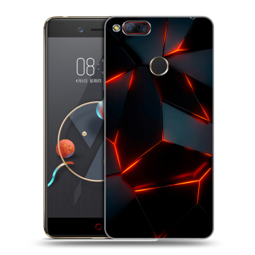 Пластиковый чехол на ZTE Nubia Z17 Mini с принтом Яркие абстракции