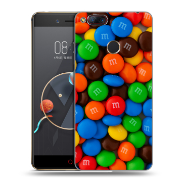 Пластиковый чехол на ZTE Nubia Z17 Mini с принтом Конфеты