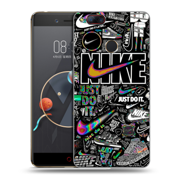Пластиковый чехол на ZTE Nubia Z17 Mini с принтом Найк Пластиковый чехол на ZTE Nubia Z17 Mini с принтом Найк