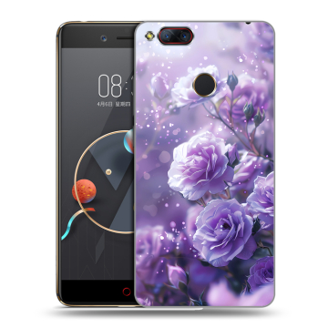 Пластиковый чехол на ZTE Nubia Z17 Mini с принтом Розы цветы Пластиковый чехол на ZTE Nubia Z17 Mini с принтом Розы цветы
