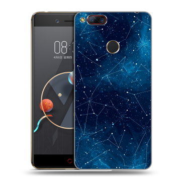 Пластиковый чехол на ZTE Nubia Z17 Mini с принтом Космос звезды