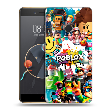 Пластиковый чехол на ZTE Nubia Z17 Mini с принтом Roblox Роблокс Пластиковый чехол на ZTE Nubia Z17 Mini с принтом Roblox Роблокс