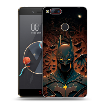 Пластиковый чехол на ZTE Nubia Z17 Mini с принтом Batman Бэтмен