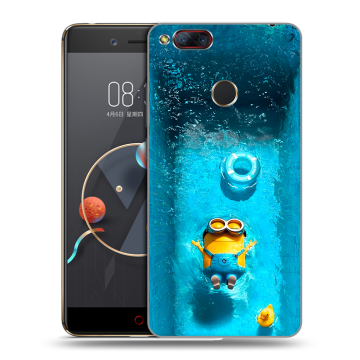 Пластиковый чехол на ZTE Nubia Z17 Mini с принтом Миньоны Пластиковый чехол на ZTE Nubia Z17 Mini с принтом Миньоны