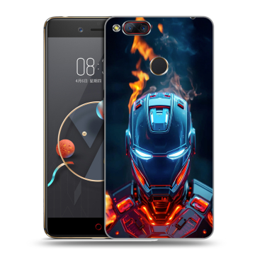 Пластиковый чехол на ZTE Nubia Z17 Mini с принтом IronMan Железный человек