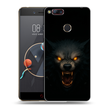 Пластиковый чехол на ZTE Nubia Z17 Mini с принтом Волк