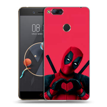 Пластиковый чехол на ZTE Nubia Z17 Mini с принтом Дедпул Deadpool