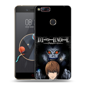 Пластиковый чехол на ZTE Nubia Z17 Mini с принтом Death note Тетрадь смерти