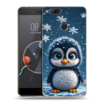 Пластиковый чехол на ZTE Nubia Z17 Mini с принтом Новый год