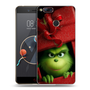 Пластиковый чехол на ZTE Nubia Z17 Mini с принтом Новый год