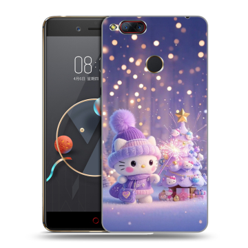 Пластиковый чехол на ZTE Nubia Z17 Mini с принтом Новый год Пластиковый чехол на ZTE Nubia Z17 Mini с принтом Новый год