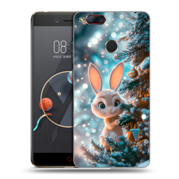Пластиковый чехол на ZTE Nubia Z17 Mini с принтом Новый год Пластиковый чехол на ZTE Nubia Z17 Mini с принтом Новый год