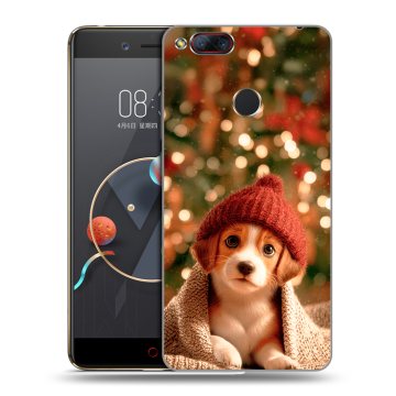 Пластиковый чехол на ZTE Nubia Z17 Mini с принтом Новый год Пластиковый чехол на ZTE Nubia Z17 Mini с принтом Новый год