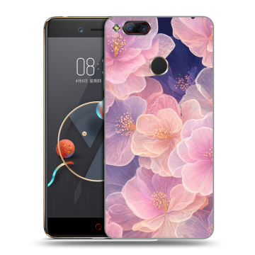 Пластиковый чехол на ZTE Nubia Z17 Mini с принтом женский