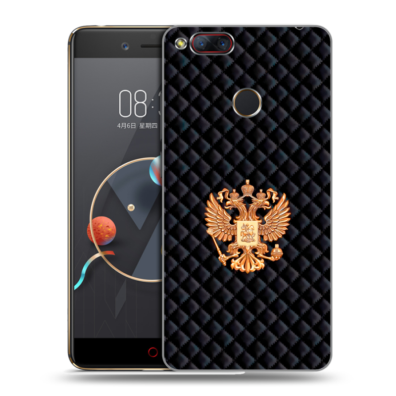 Пластиковый чехол на ZTE Nubia Z17 Mini с принтом Герб России принт Пластиковый чехол на ZTE Nubia Z17 Mini с принтом Герб России принт
