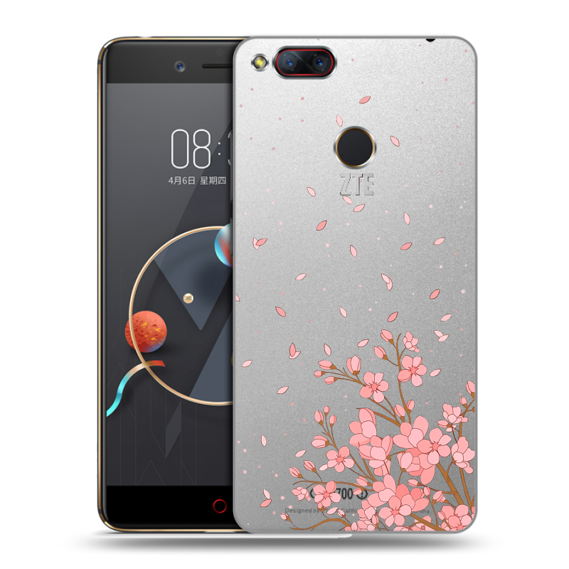 Пластиковый чехол на ZTE Nubia Z17 Mini с принтом Ветка сакуры Пластиковый чехол на ZTE Nubia Z17 Mini с принтом Ветка сакуры