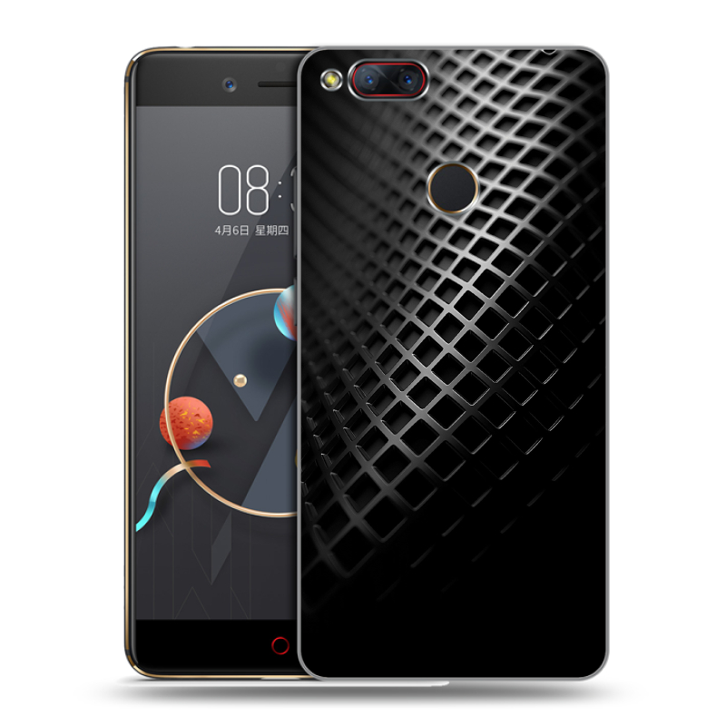 Пластиковый чехол на ZTE Nubia Z17 Mini с принтом Текстура металла Пластиковый чехол на ZTE Nubia Z17 Mini с принтом Текстура металла