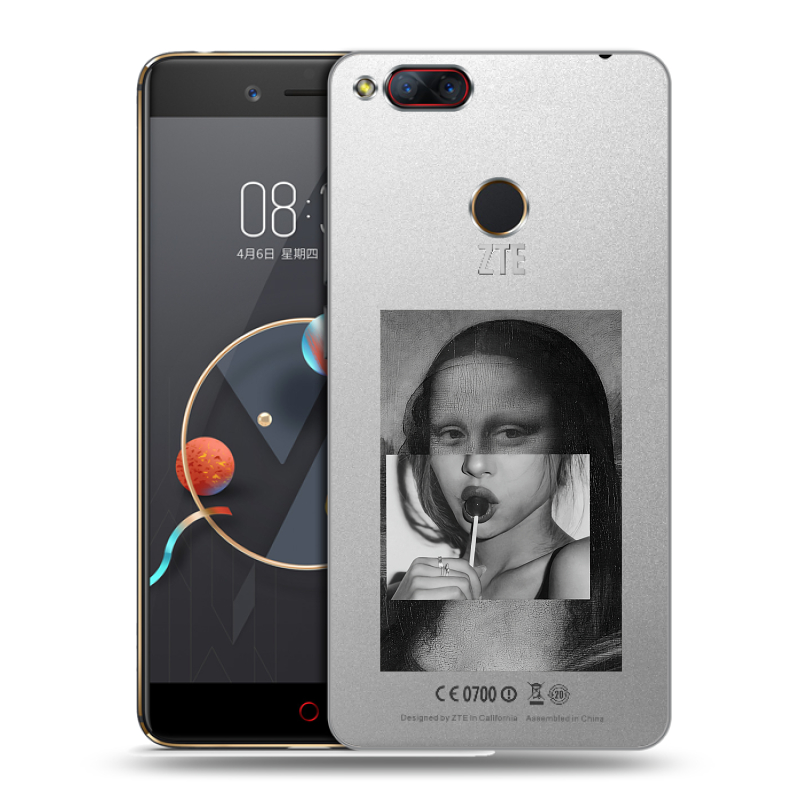 Пластиковый чехол на ZTE Nubia Z17 Mini с принтом Мона Лиза Пластиковый чехол на ZTE Nubia Z17 Mini с принтом Мона Лиза