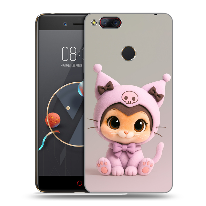 Пластиковый чехол на ZTE Nubia Z17 Mini с принтом Куроми Kuromi Пластиковый чехол на ZTE Nubia Z17 Mini с принтом Куроми Kuromi