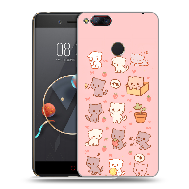 Пластиковый чехол на ZTE Nubia Z17 Mini с принтом Hello Kitty Хелоу Кити Пластиковый чехол на ZTE Nubia Z17 Mini с принтом Hello Kitty Хелоу Кити